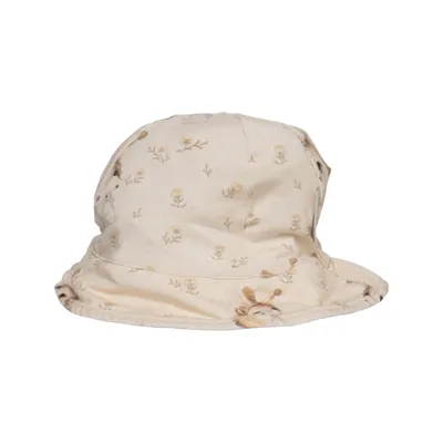 Bucket hat (Beige, Multicolored) from Mrs. Mighetto Bamboo, Elastane, Organic cotton