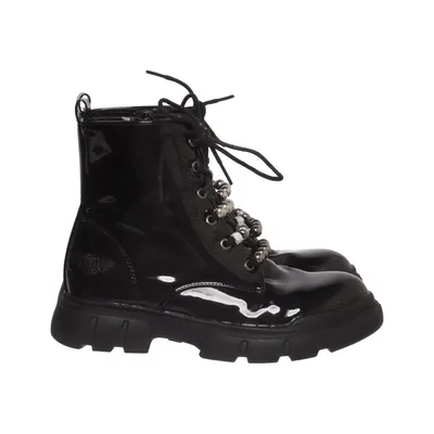 Bottes à lacets (Noir) de Lelli Kelly Cuir