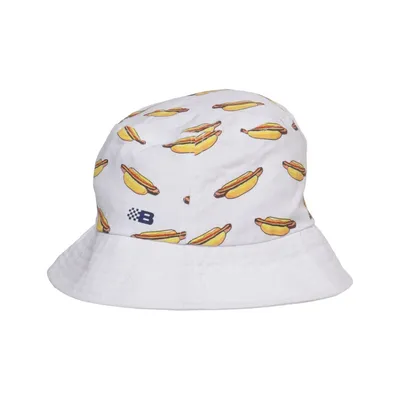 Bucket hat (White, Multicolored) from Elta Cotton