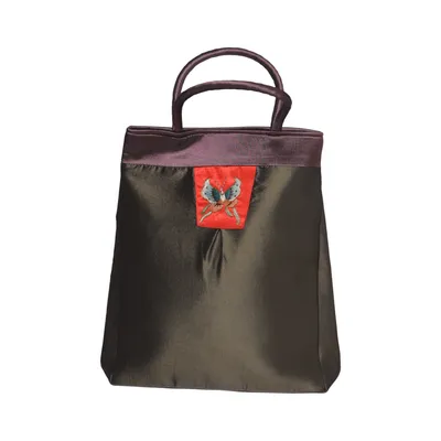 Handbag (Gray, Purple, Red)
