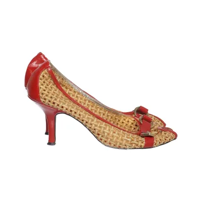 High heels (Beige, Red) from Primadonna Collection Leather