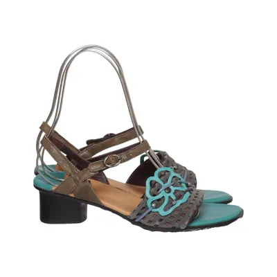 Sandals (Turquoise, Multicolored) from Think!