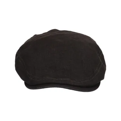 Schiebermütze (Braun) von Stetson Leinen