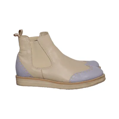 Chelsea boots (Beige, Lila) från Mauro Leone