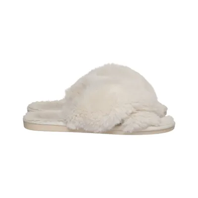 Slippers (Wit) van Glitter Polyester, Polyurethaan