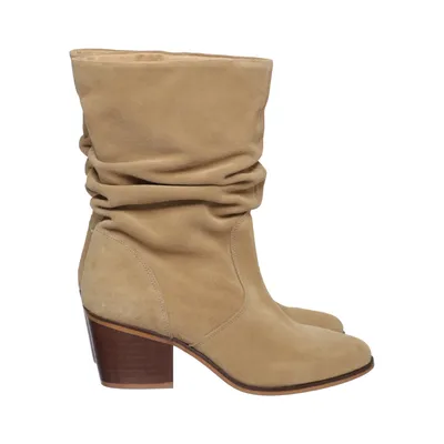 Bottes à talons (Beige) de Claudia Sträter