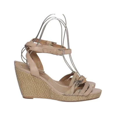 Wedges (Beige) from SPM Leather