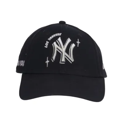 Casquette de baseball (Noir, Blanc) de New Era Polyester