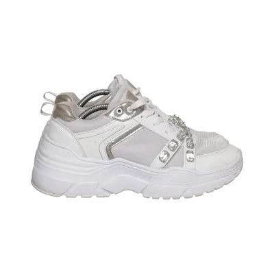 Sneakers (White, Silver) from Venice