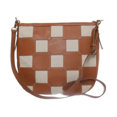 Schoudertas (Bruin, Beige) van Fossil Leer