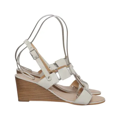 Wedges (Beige, Silver) from Scapa Leather