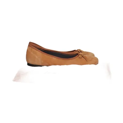 Ballerina's (Bruin) van La Shoe Leer