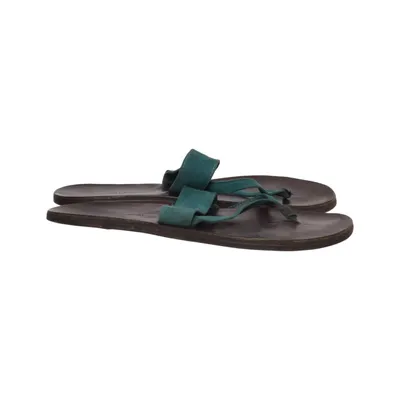 Teenslippers (Bruin, Turquoise) van Costume National Leer