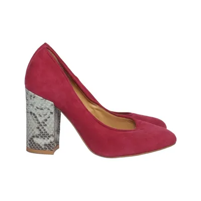 Pumps (Rosa, Silverfärgad) från L37 Skinn