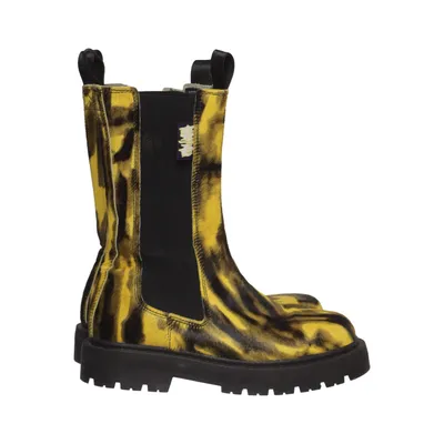 Chelsea boots (Yellow, Black, Multicolored) from Bimba y Lola Leather