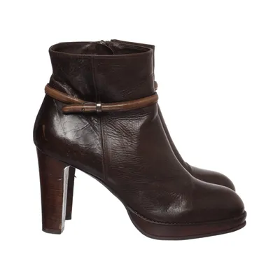 Bottes à talons (Marron) de Zinda