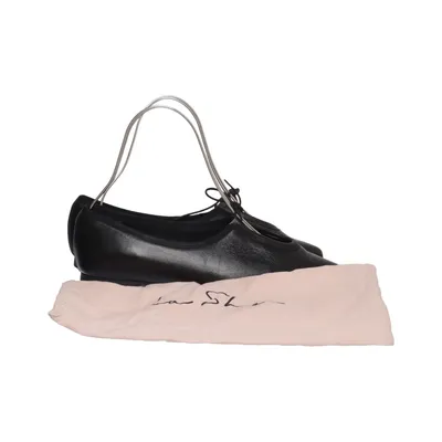 Ballerina's (Zwart) van La Shoe Leer