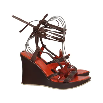 Keilschuhe (Braun, Orange) von Stephane Kélian