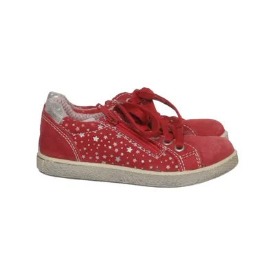 Chaussures en toile (Rouge, Argent) de Bama Cuir