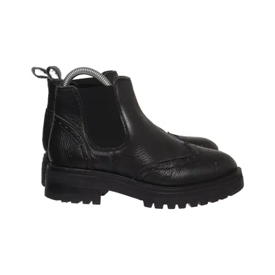 Chelsea boots (Zwart) van Pollini Leer