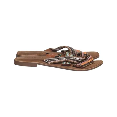 Mules (Marron, Multicolore) de Lazamani