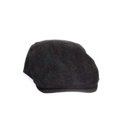 Flat cap (Svart) från Hampton Republic Akryl, Bomull, Polyamid, Polyester, Viskos, Ull