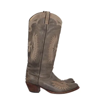 Bottes de cow-boy (Gris) de Tony Mora Cuir