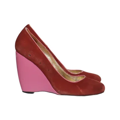 Kilehælssko (Rød, Pink) fra Manoush Læder
