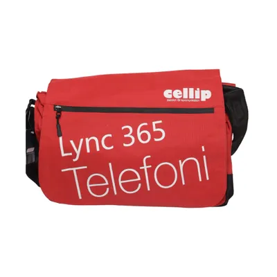 Axelremsväska (Röd, Svart, Vit) från D'Celli