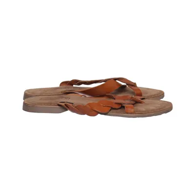 Tongs (Marron) de Lazamani Cuir