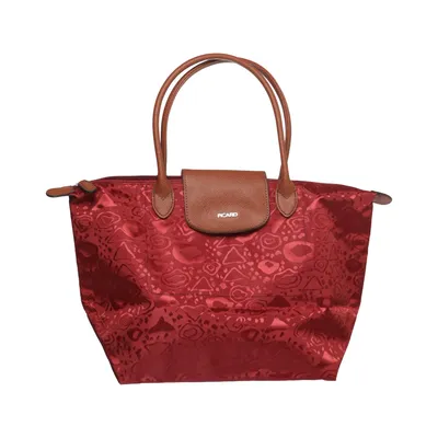 Handbag (Red, Brown) from Picard