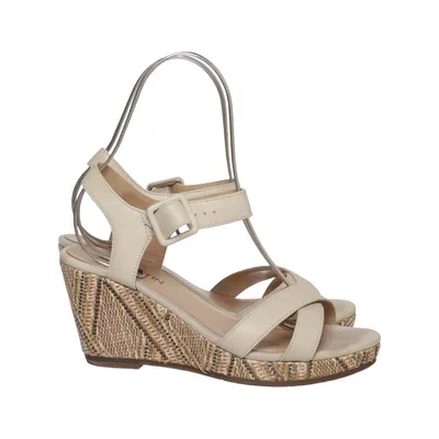 Chaussure compensées (Beige) de J.B Martin Cuir
