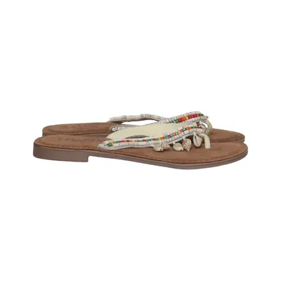 Sandals (Brown, Multicolored) from Lazamani Leather