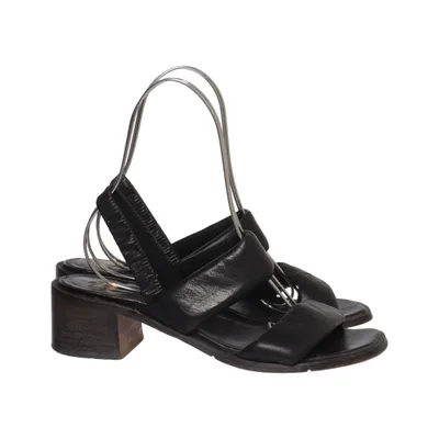Sandalen (Zwart) van Moma Leer