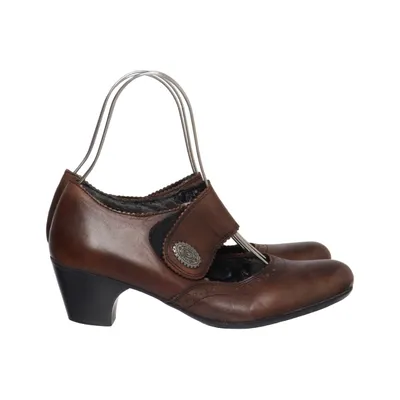 High heels (Brown) from Rieker Antistress Leather