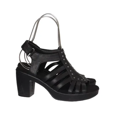Sandales gladiateur (Noir) de DS Shoes by DinSko