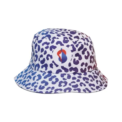 Bucket hat (Blauw, Meerkleurig) Gerecycled polyester