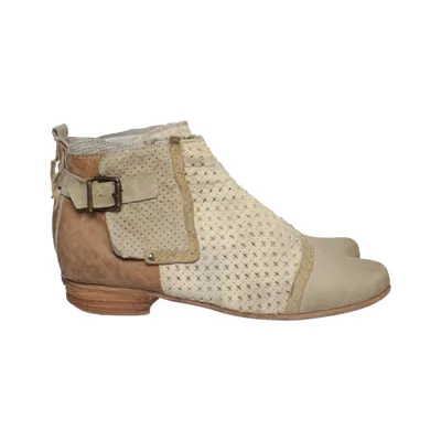 Boots (Beige, Brun) från Charme Skinn, Mocka