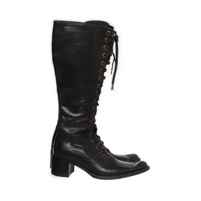 Bottes à lacets (Noir) de Via Vai