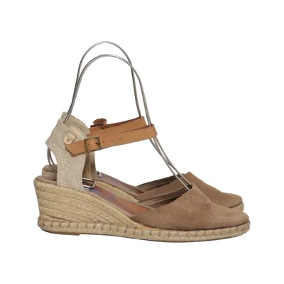Kilehælssko (Brun, Beige) fra Verbenas Læder
