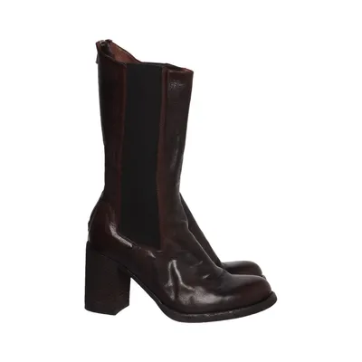 Heeled boots (Brown) from Officine Creative Leather