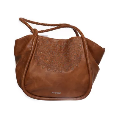 Handväska (Brun) från Desigual Polyester, Polyuretan