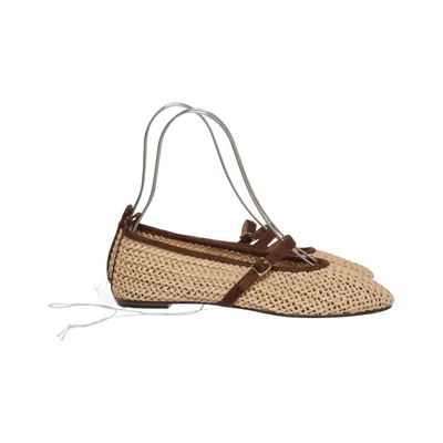Ballerinaskor (Beige, Brun) från H&M Skinn