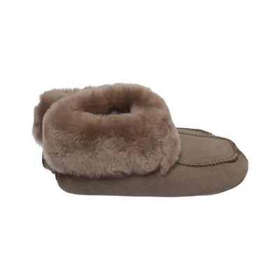 Slippers (Beige) van Inear Leer, Wol