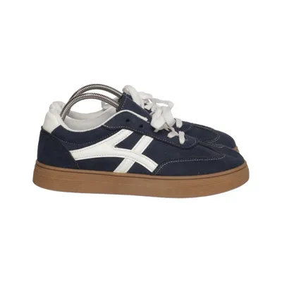 Sneakers (Blauw, Wit, Bruin)