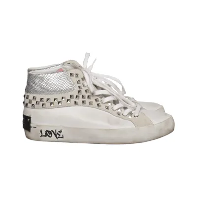 Sneakers (Vit, Silverfärgad) från Crime London