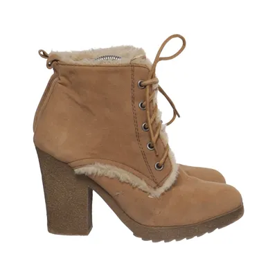 Heeled boots (Beige) from Yessica by C&A Polyester