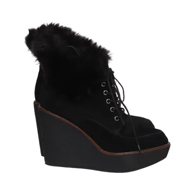 Schnürstiefel (Schwarz) von Buffalo London Leder