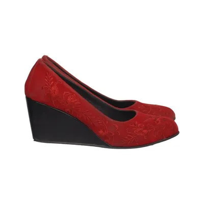 Chaussure compensées (Rouge) de Líen & Gíel