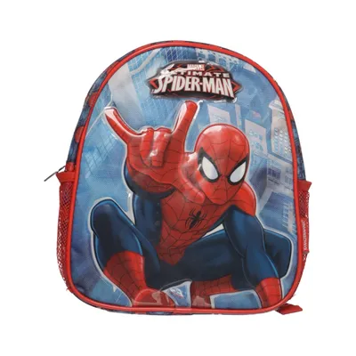 Backpack (Blue, Red, Multicolored) from Marvel Polyester
